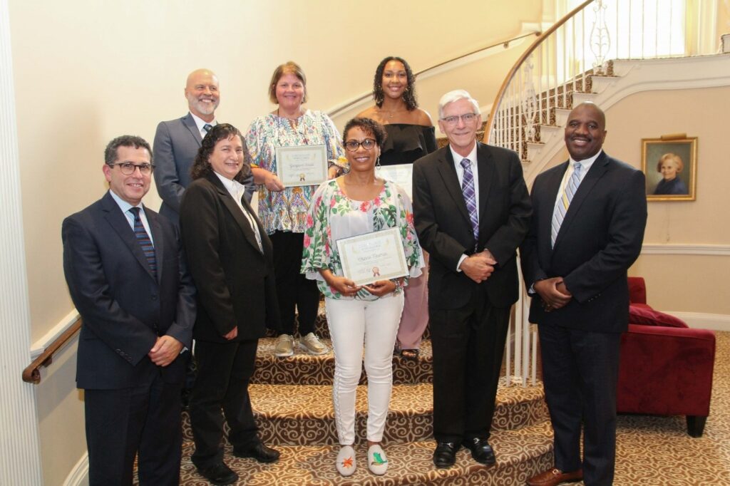 Our Employees of the Quarter at the Brookville Mansion