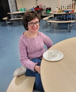 Doing crafts at Citizens respite