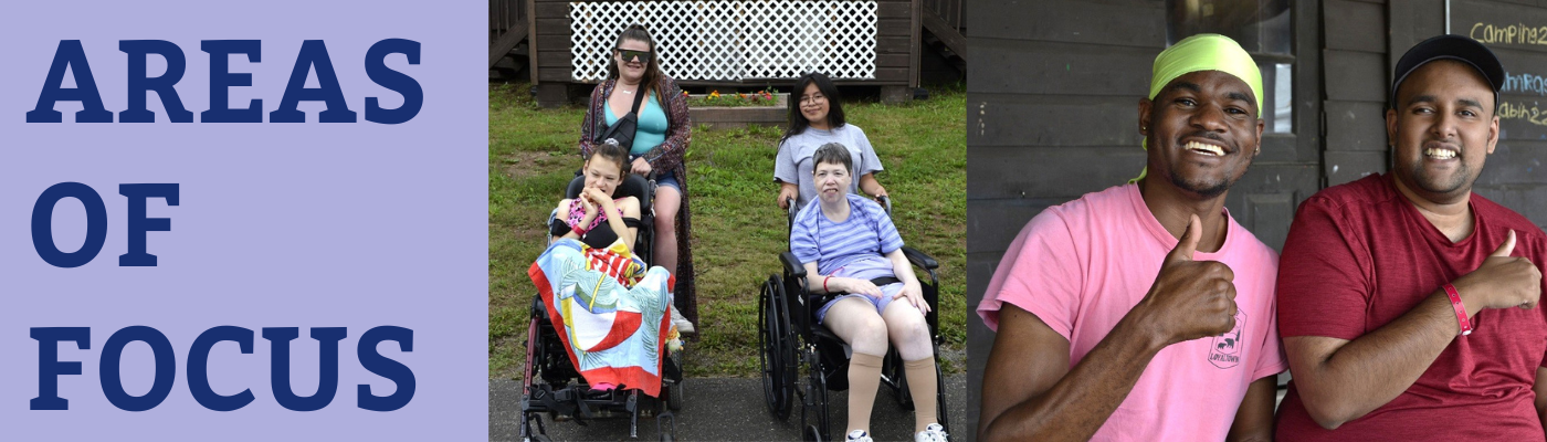 Graphic reading "Areas of Focus"