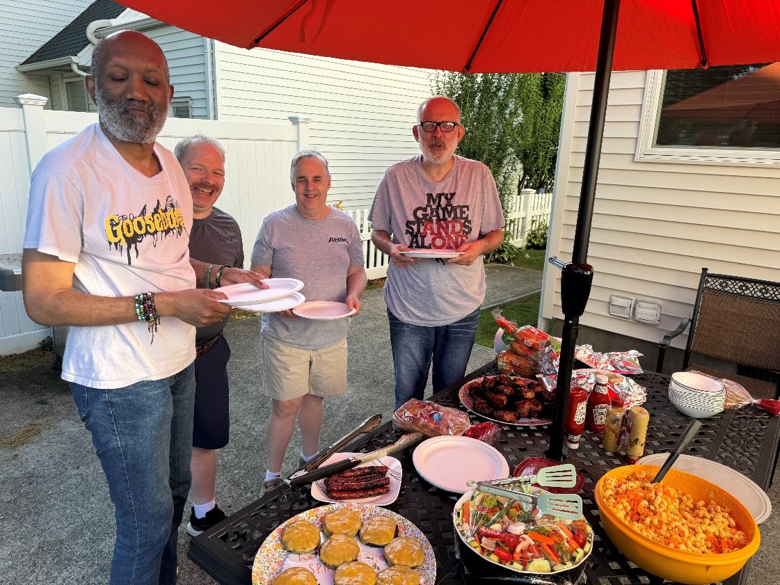 Citizens residents enjoyed a fun summer barbecue.