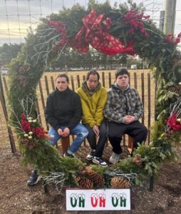 Medford residents at Waterdrinker Farm