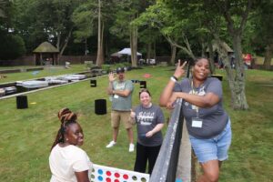 Citizens staff members outside enjoying Staff Appreciation Day