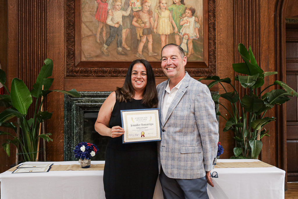 June 30 2026 - EOQ 1 18 | Citizens Options Unlimited Jennifer Bonarrigo poses with her Employee of the Quarter award