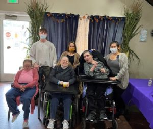 People supported enjoying the Fall Festival