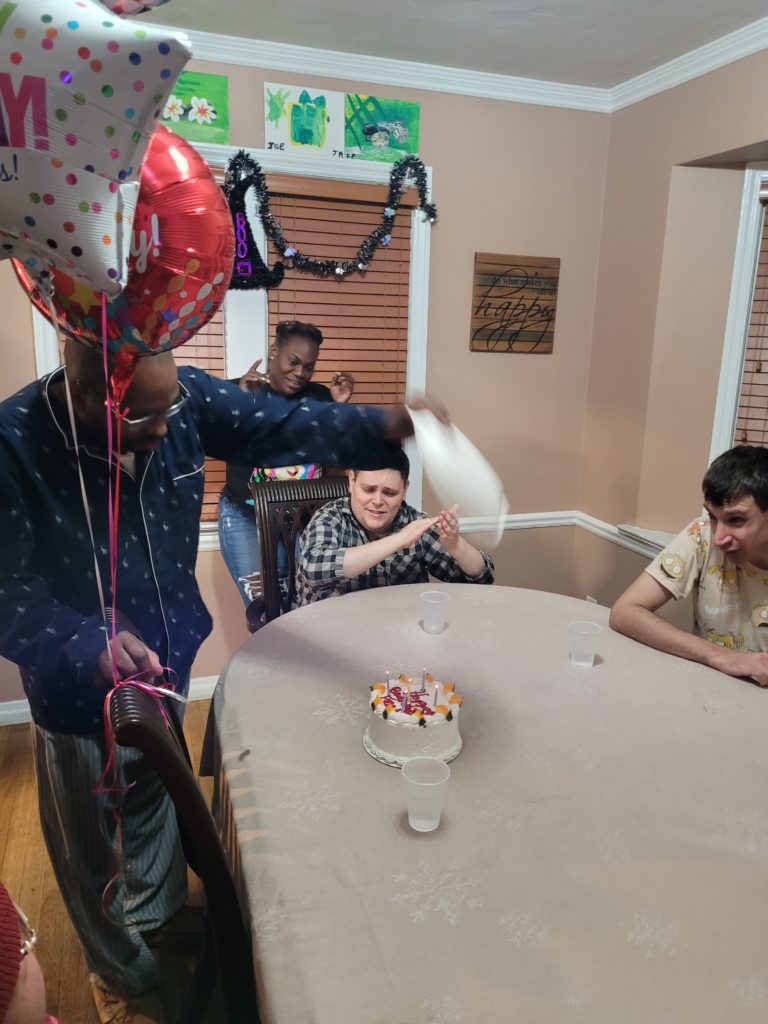 Carol Street residents having a pajama party