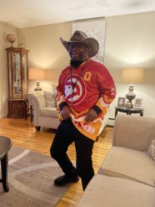 Person Supported in Chiefs Jersey