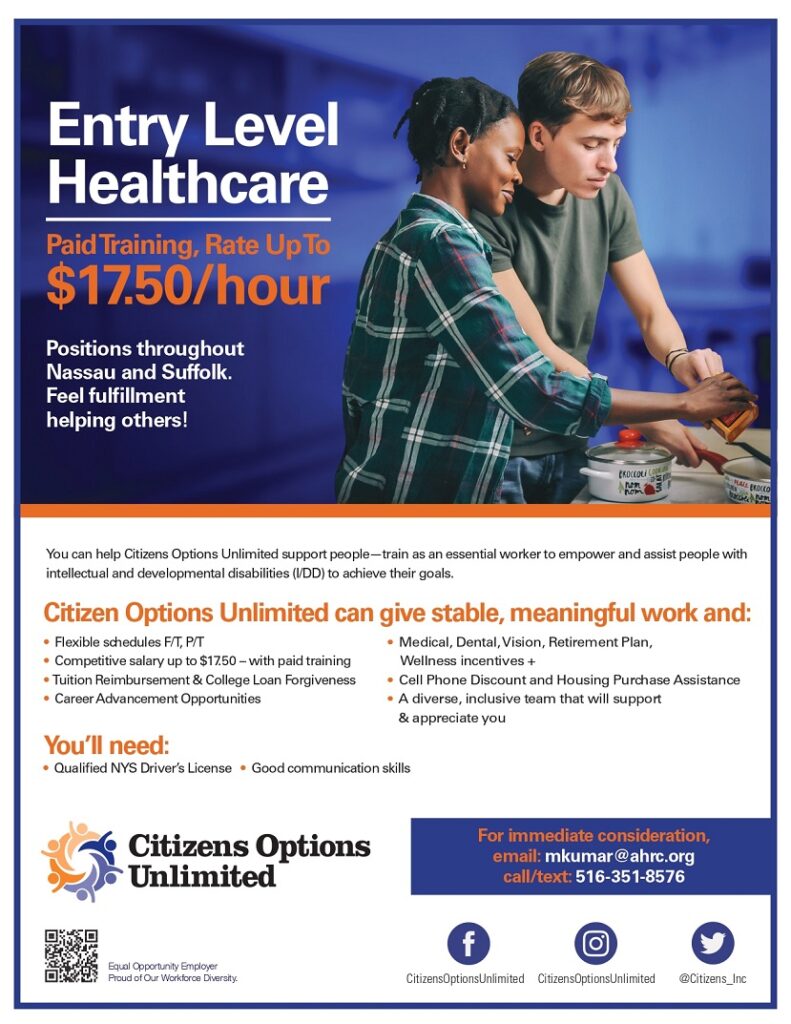 CITIZENM23-8-EntryLevelHealthcare-Flyer_Revised_page-0001 | Citizens Options Unlimited