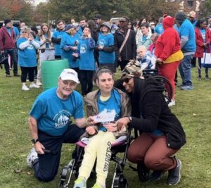 A Citizens Team poses for a photo at the AHRC Foundation Walk