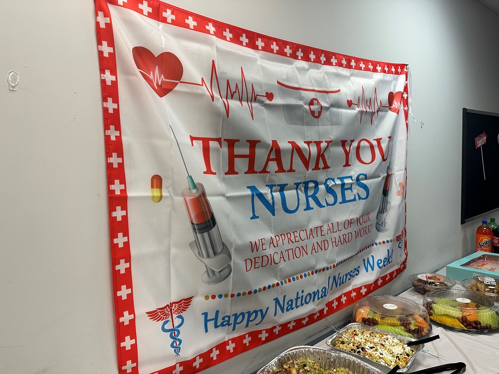 Nurse Luncheon 4 | Citizens Options Unlimited Photo of a sign that reads "Thank You Nurses" for National Nurses Week