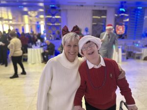 People supported by Citizens and AHRC Nassau enjoying the holiday party at The Sterling