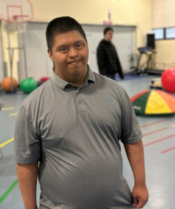 Aidan Osorio at weekend respite.