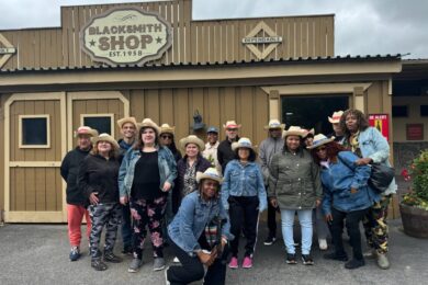 Citizens residents and staff at Rocking Horse Ranch.