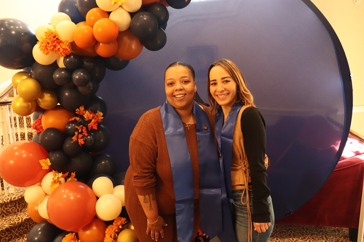 NADSP graduates Lisa Drake and Sabrina Cenite