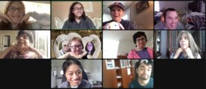 A screenshot of a Virtual Connections Zoom call