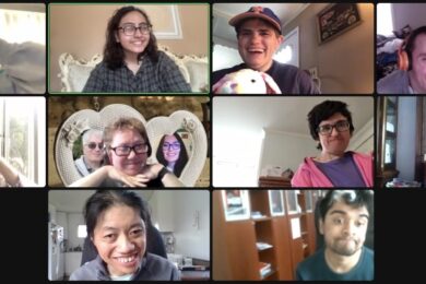 A screenshot of a Virtual Connections Zoom call